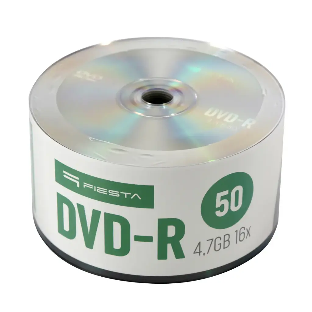 [40718] FIESTA DVD-R 4,7GB 16X 600 dvds